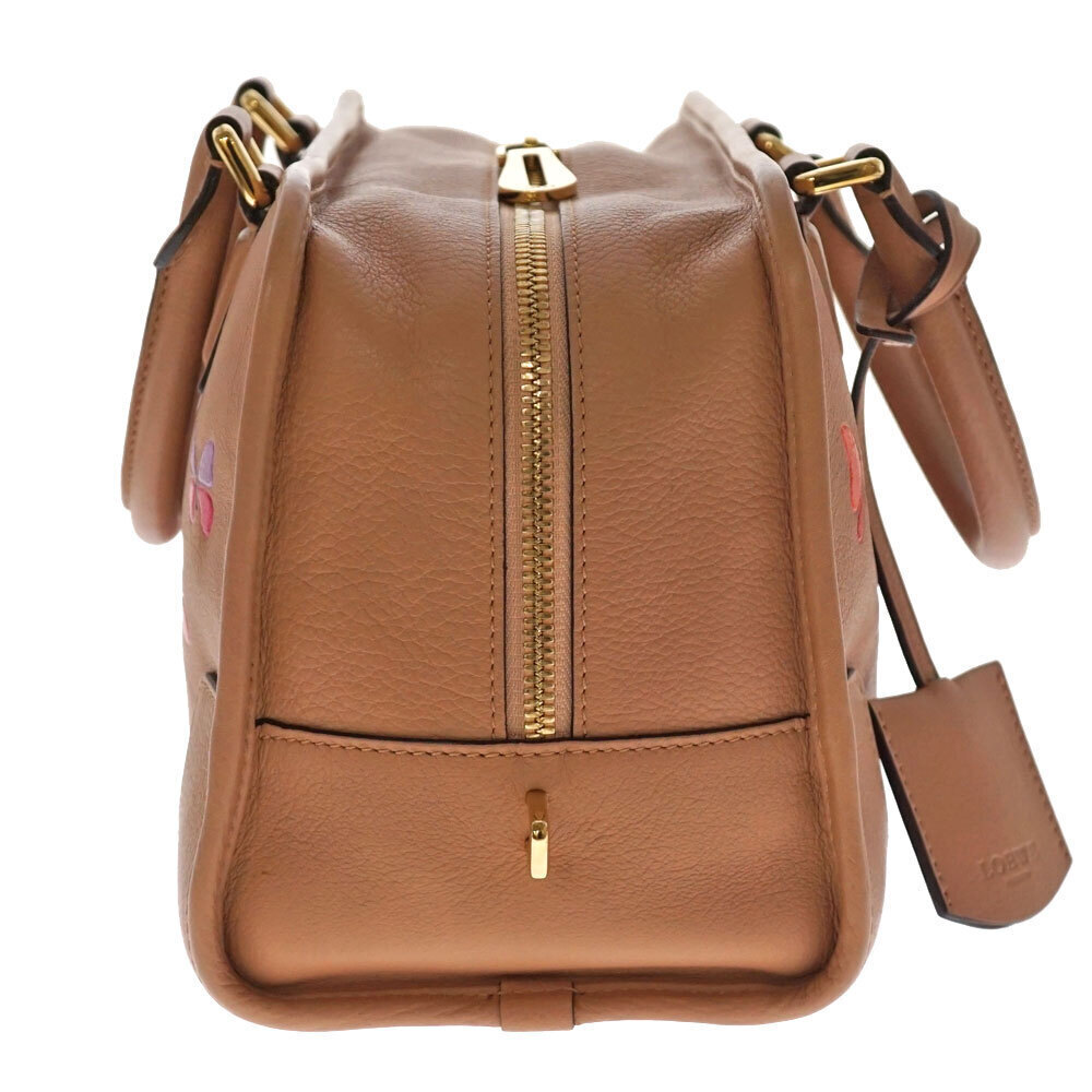 Loewe Amazona Leather Limited Beige Handbag Butterfly Edition